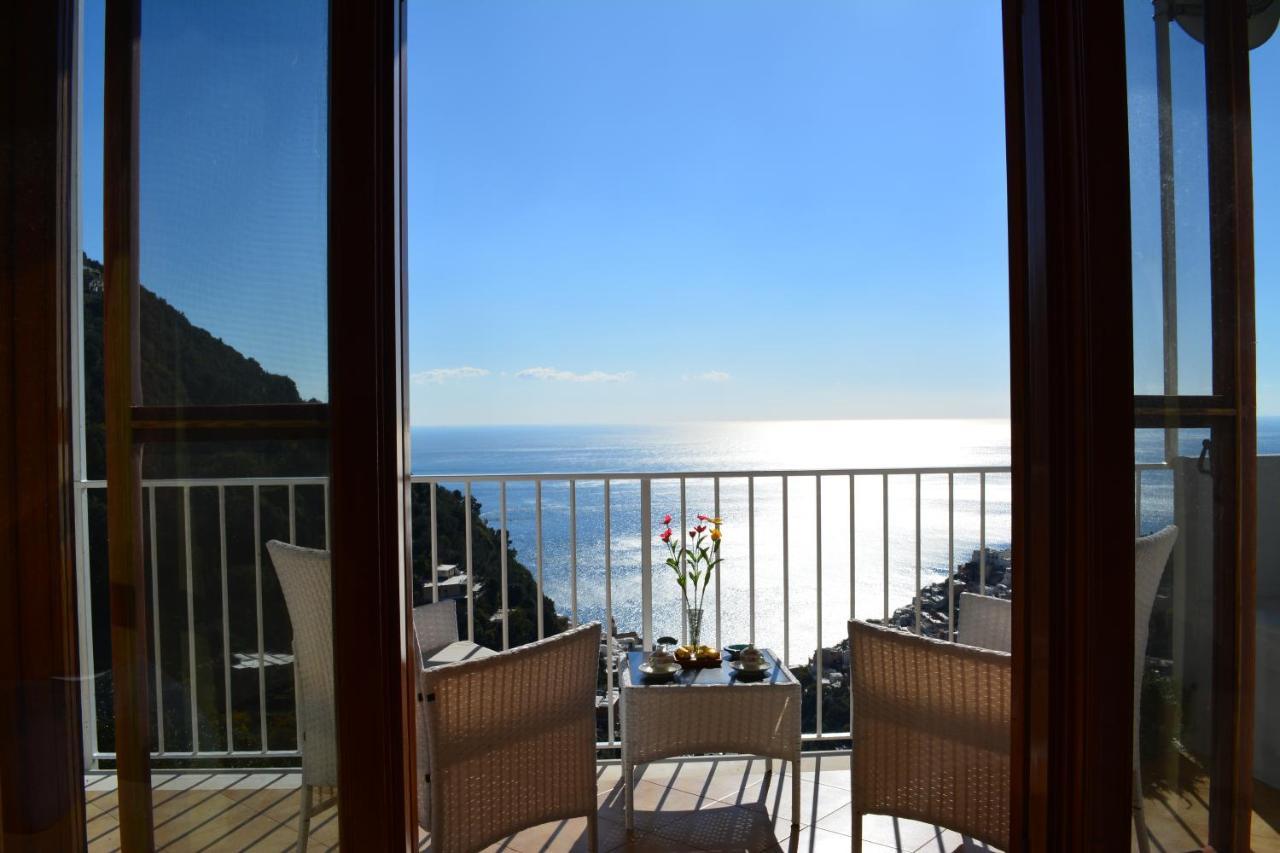 Casa Rossia Breathtaking Sea View Apartment In Позитано Экстерьер фото