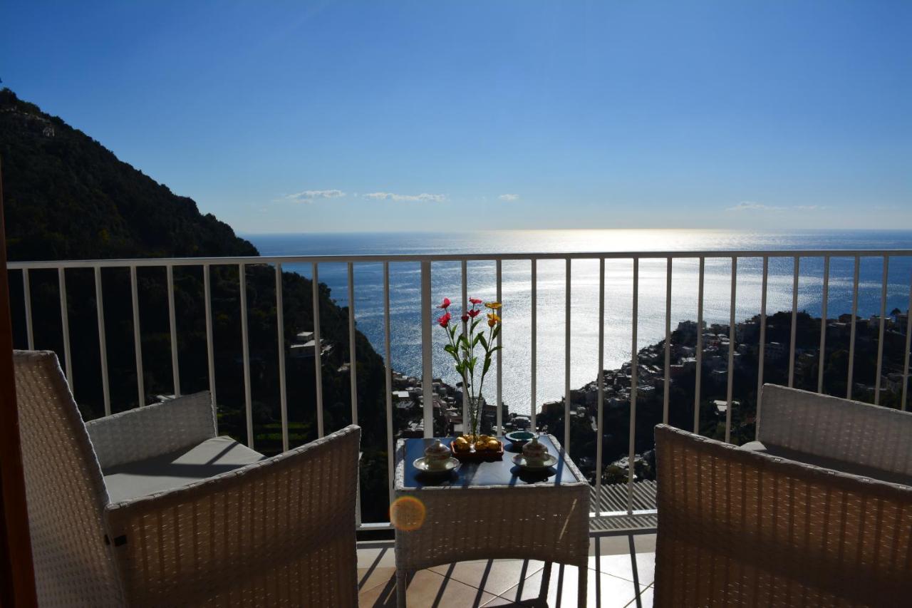 Casa Rossia Breathtaking Sea View Apartment In Позитано Экстерьер фото