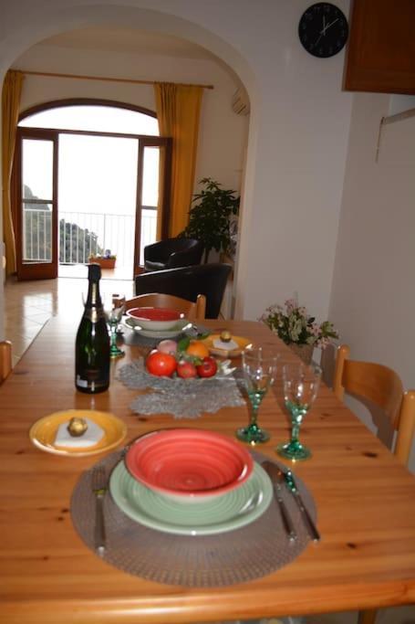 Casa Rossia Breathtaking Sea View Apartment In Позитано Экстерьер фото