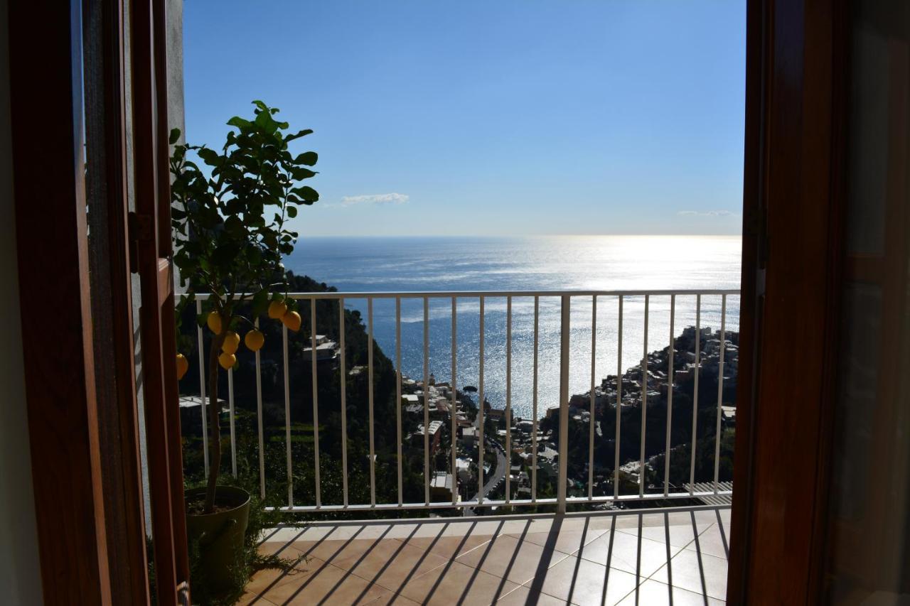 Casa Rossia Breathtaking Sea View Apartment In Позитано Экстерьер фото